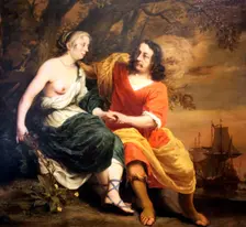 Bacchus and Ariadne 1664. Artist: Ferdinand Bol