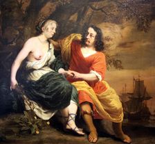 Bacchus and Ariadne 1664. Artist: Ferdinand Bol