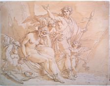 Bacchus and Ariadne 1780s. Artist: Giuseppe Cades
