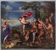 Bacchus and Ariadne, 1808-1811. Creator: Henry Bone (British, 1755-1834)