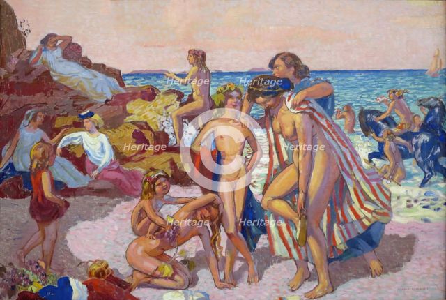 Bacchus and Ariadne, 1907. Creator: Maurice Denis.