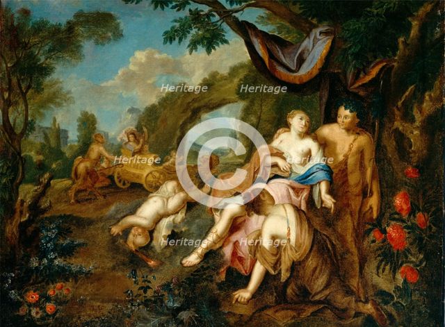 Bacchus and Ariadne, between 1720 and 1730. Creator: Gustavus Hesselius.