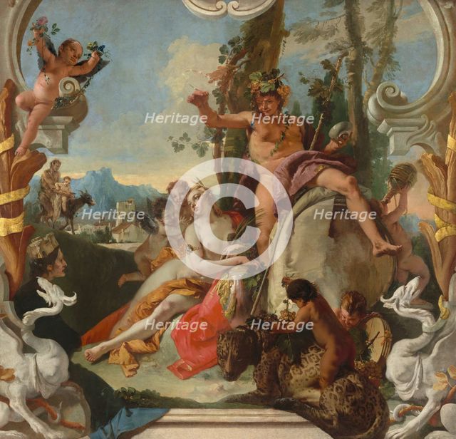 Bacchus and Ariadne, c. 1743/1745. Creator: Giovanni Battista Tiepolo.