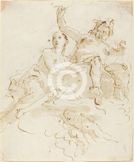 Bacchus and Ariadne, c. 1745. Creator: Giovanni Battista Tiepolo.