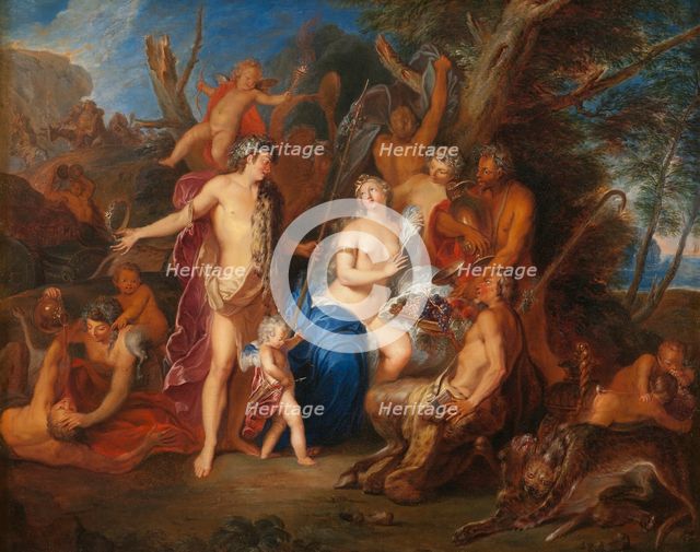 Bacchus and Ariadne, c18th century. Creator: Nicolas Bertin.