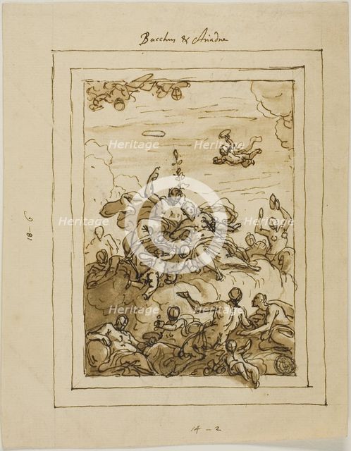 Bacchus and Ariadne, n.d. Creator: Sir James Thornhill.
