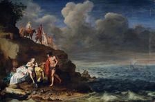 Bacchus and Ariadne on the Island of Naxos 17th century. Artist: Cornelis van Poelenburgh