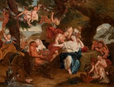 Bacchus and Ariadne on the Island of Naxos, between 1693-1725. Creator: Unknown