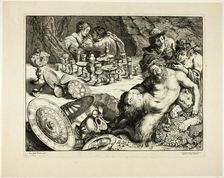 Bacchus and Drunken Silenus/The Dream of Silenus, 1635/40. Creator: Frans van den Wyngaerde