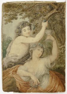 Bacchus and Maiden, 1747/1785. Creator: Giovanni Battista Cipriani