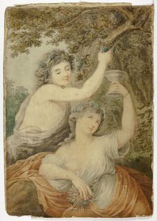 Bacchus and Maiden, 1747/1785. Creator: Giovanni Battista Cipriani