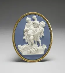 Bacchus and Two Fawns, Burslem, c. 1775. Creator: Wedgwood