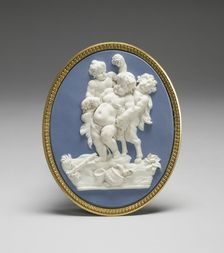 Bacchus and Two Fawns, Burslem, c. 1775. Creator: Wedgwood