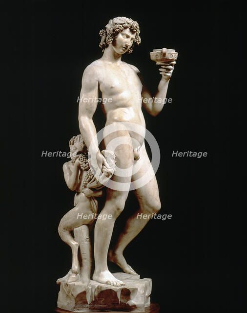 Bacchus', c. 1496 - 1497, work in marble by Michelangelo.