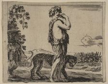 Bacchus, from Game of Mythology (Jeu de la Mythologie), 1644. Creator: Stefano della Bella