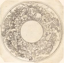 Bacchus on a Donkey. Creator: Master I.S.