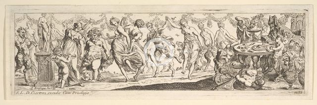 Bacchanal, 1615-42. Creator: Pierre Brebiette.
