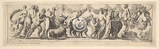 Bacchanal, 1615-42. Creator: Pierre Brebiette.