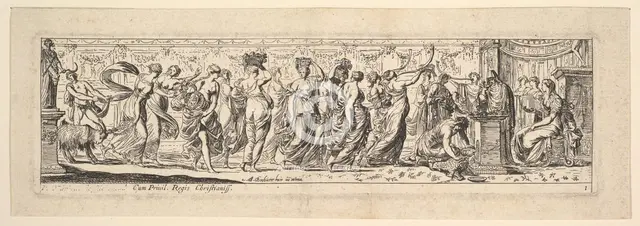 Bacchanal, 1615-42. Creator: Pierre Brebiette.
