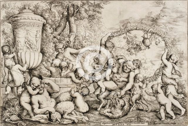 Bacchanal, 1640. Creators: Giovanni Andrea Podestà, Francesco Salamanca.