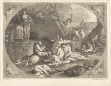 Bacchanal, 1770. Creator: Jacob Wilhelm Mechau