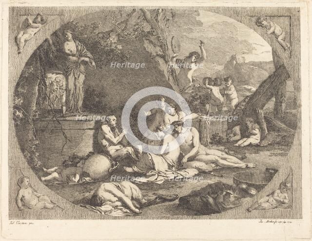 Bacchanal, 1770. Creator: Jacob Wilhelm Mechau.
