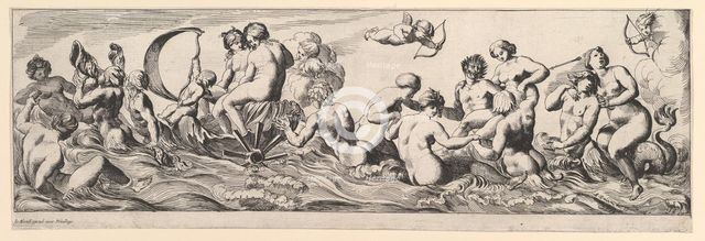 Bacchanal, 17th century. Creator: Pierre Brebiette.