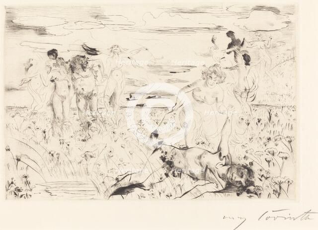 Bacchanal, 1914. Creator: Lovis Corinth.