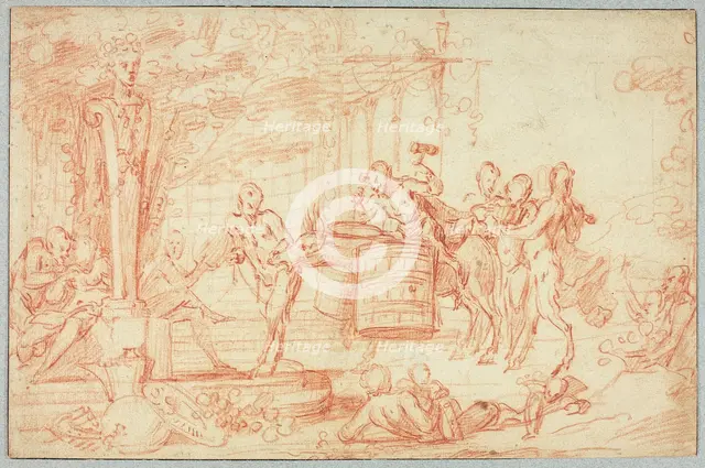 Bacchanal, n.d. Creator: Claude Gillot.