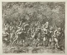 Bacchanal, c.1550. Creator: Giulio Sanuto