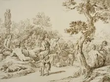 Bacchanal, c18th century. Creator: Ottmar Elliger the Younger