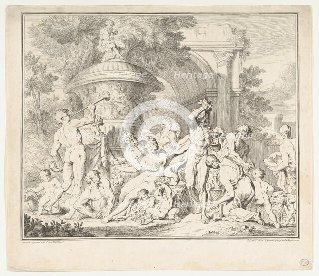 Bacchanal, ca. 1710-40. Creator: François Roëttiers.