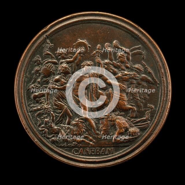 Bacchanal [reverse], 1684. Creator: Massimiliano Soldani.