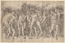 Bacchanal with Silenus. Creator: Andrea Mantegna (Italian, 1431-1506)