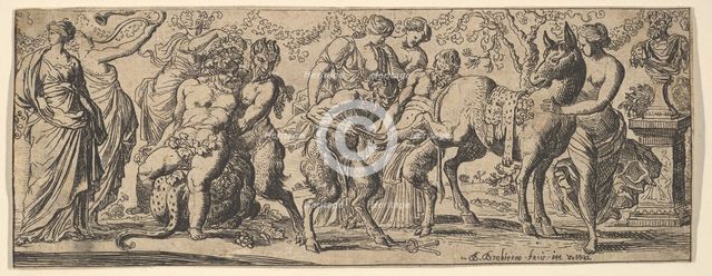 Bacchanale, 1610-42. Creator: Pierre Brebiette.