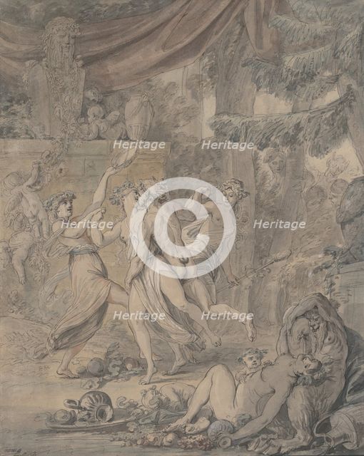 Bacchanale, 1767. Creator: Jean-Michel Moreau.