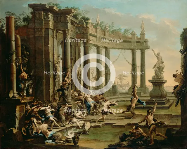 Bacchanale, about 1720-1730. Creator: Alessandro Magnasco.