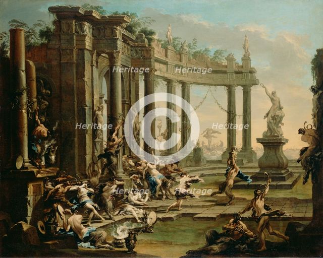 Bacchanale, about 1720-1730. Creator: Alessandro Magnasco.