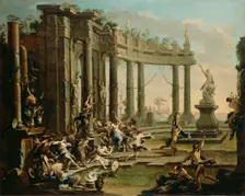 Bacchanale, about 1720-1730. Creator: Alessandro Magnasco