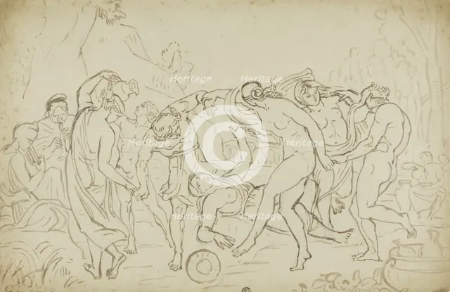 Bacchanale, n.d. Creator: Joshua Cristall.
