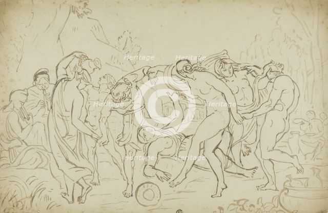 Bacchanale, n.d. Creator: Joshua Cristall.