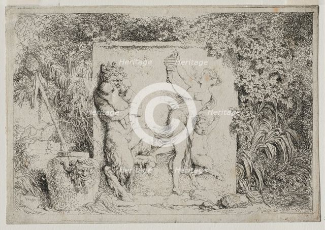 Bacchanales: The Satyr's Dance , 1763. Creator: Jean-Honoré Fragonard (French, 1732-1806).