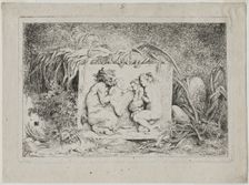Bacchanales: The Satyr's Family , 1763. Creator: Jean-Honoré Fragonard (French, 1732-1806)
