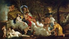 Bacchanalia, 1650. Creator: Sébastien Bourdon