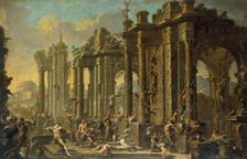 Bacchanalia, 1710. Creators: Alessandro Magnasco, Clemente Spera