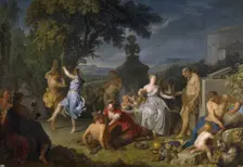Bacchanalia, 1719. Artist: Houasse, Michel-Ange (1680-1730)