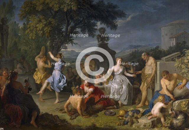 Bacchanalia, 1719. Artist: Houasse, Michel-Ange (1680-1730)