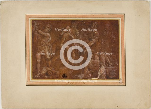Bacchanalian Scene, n.d. Creator: Eduard DuBois.