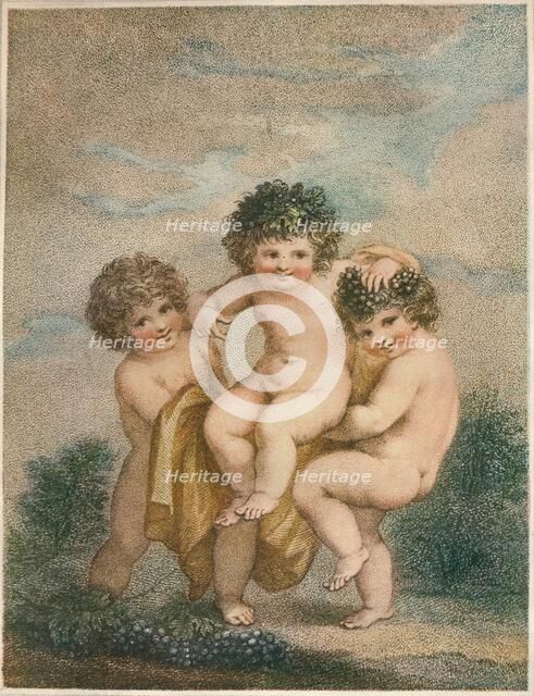 'Bacchanals', 1903. Artist: Francesco Bartolozzi.