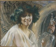 Bacchante (Nymph crowned with vine leaves), um 1900-1904